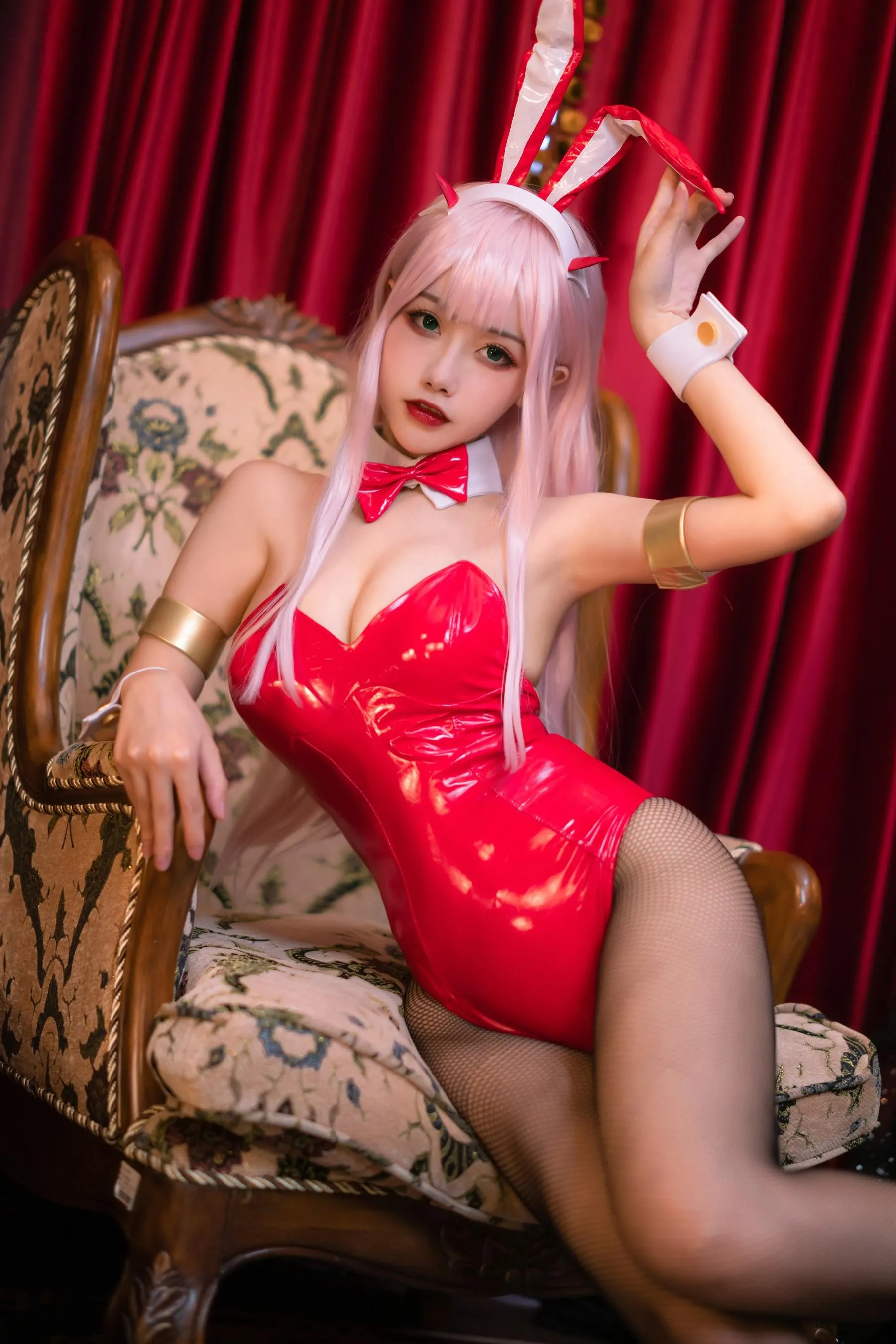 Momoko葵葵 – NO.36 DARLING in the FRANXX 02 泳装 兔女郎花嫁 [61P]插图2